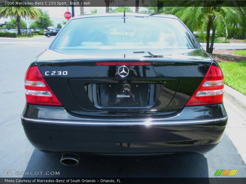 Black / Ash 2006 Mercedes-Benz C 230 Sport