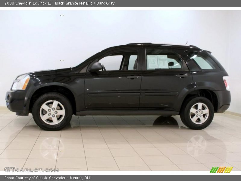 Black Granite Metallic / Dark Gray 2008 Chevrolet Equinox LS