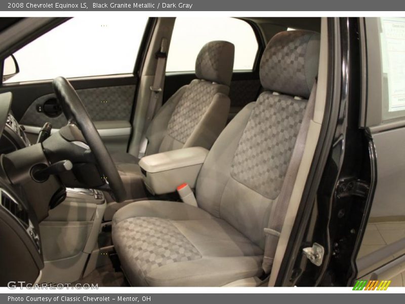Black Granite Metallic / Dark Gray 2008 Chevrolet Equinox LS