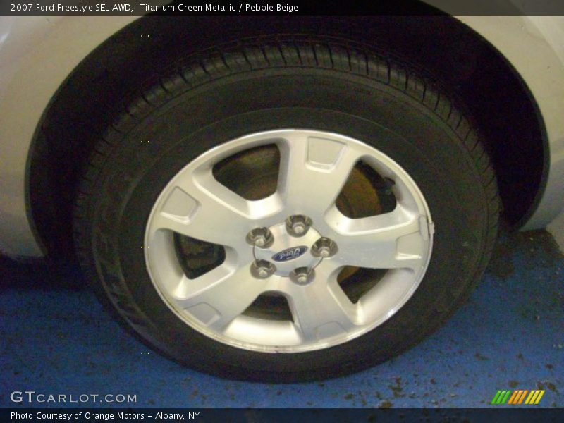 Titanium Green Metallic / Pebble Beige 2007 Ford Freestyle SEL AWD