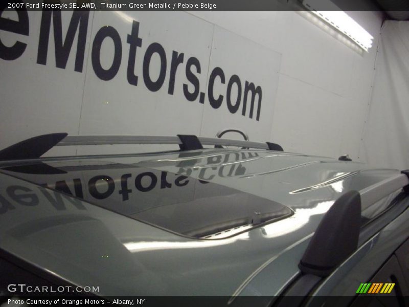 Titanium Green Metallic / Pebble Beige 2007 Ford Freestyle SEL AWD