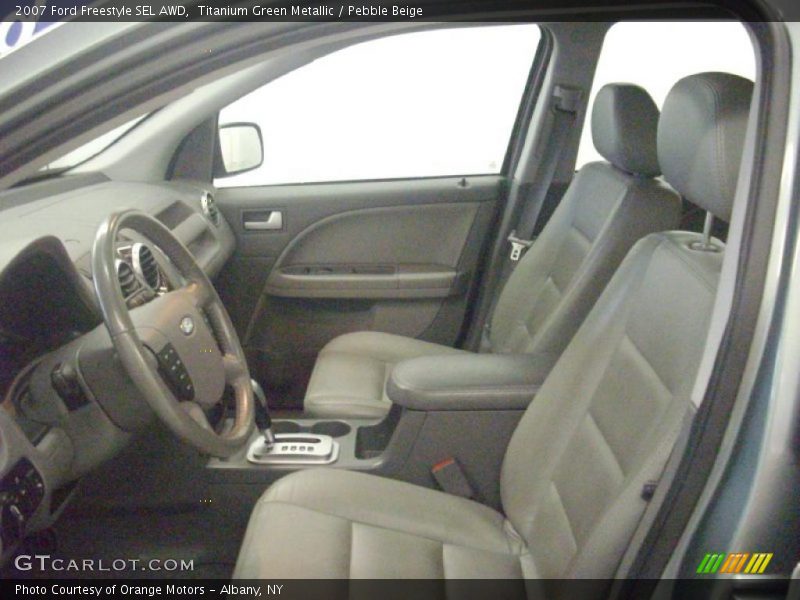 Titanium Green Metallic / Pebble Beige 2007 Ford Freestyle SEL AWD