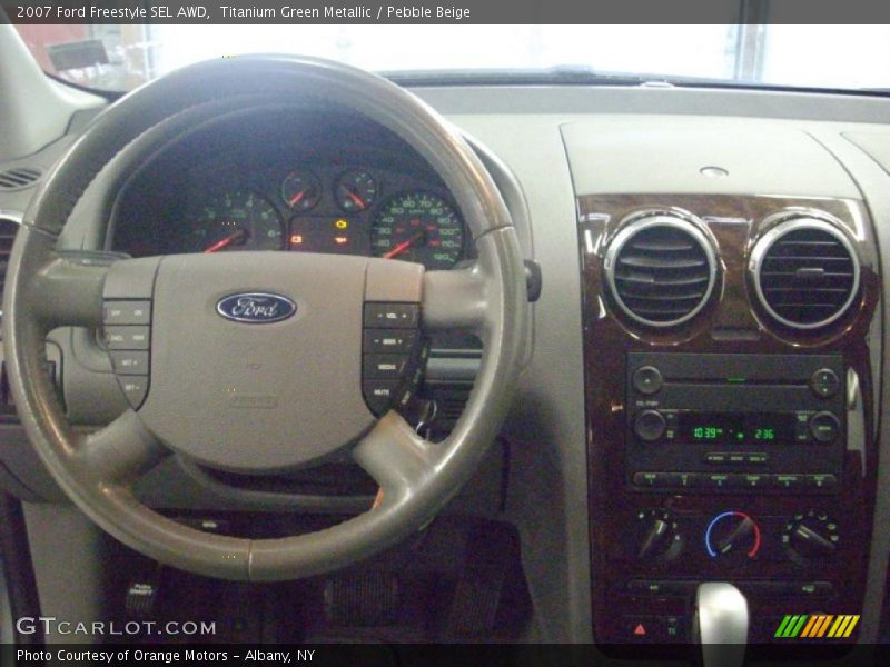 Titanium Green Metallic / Pebble Beige 2007 Ford Freestyle SEL AWD