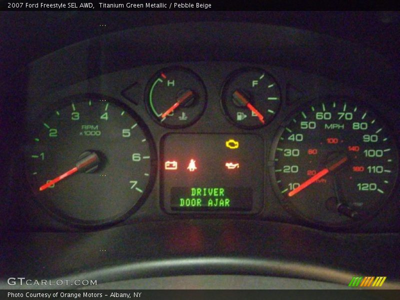 Titanium Green Metallic / Pebble Beige 2007 Ford Freestyle SEL AWD