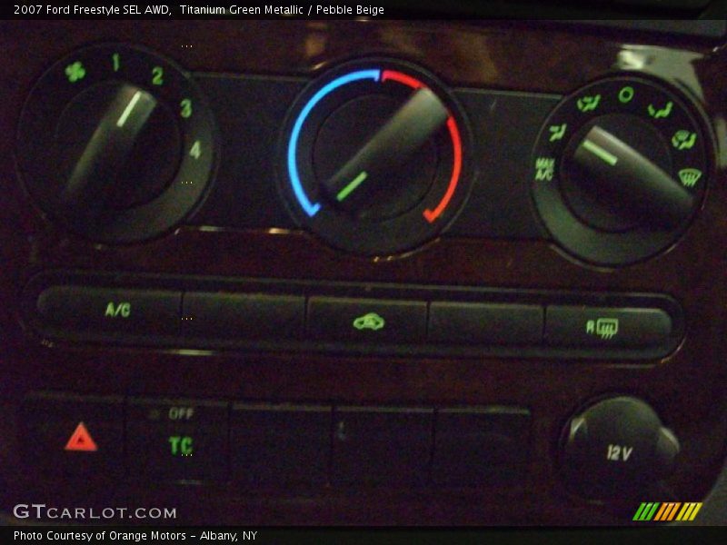 Titanium Green Metallic / Pebble Beige 2007 Ford Freestyle SEL AWD