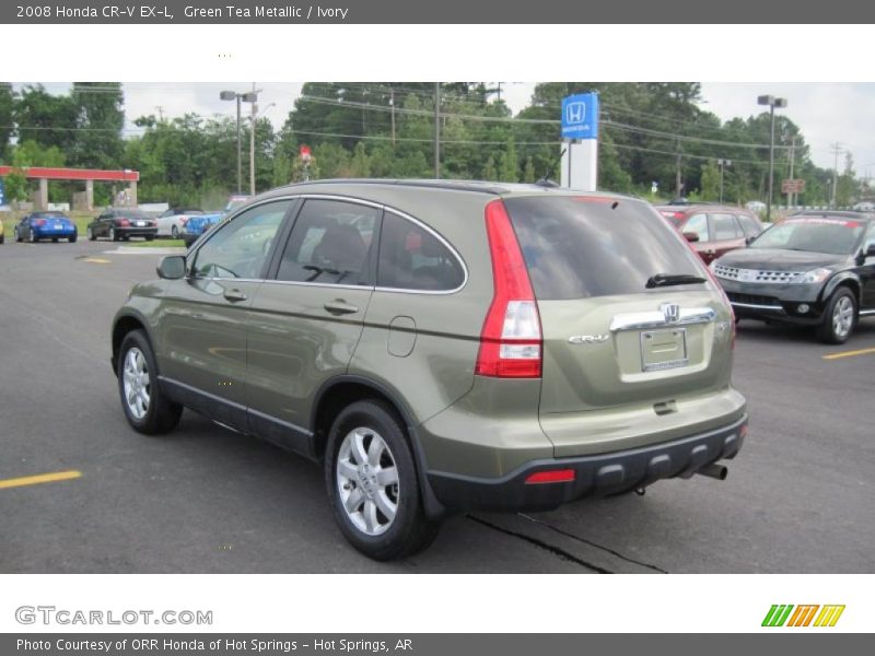 Green Tea Metallic / Ivory 2008 Honda CR-V EX-L