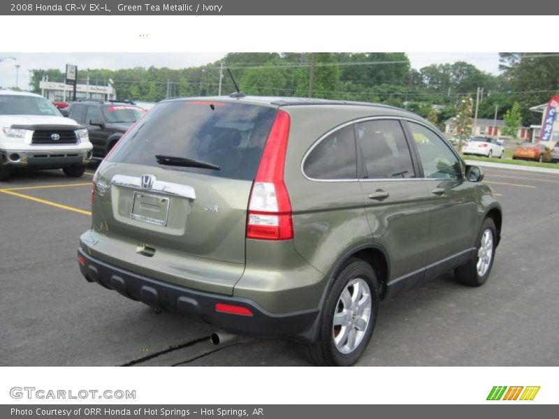 Green Tea Metallic / Ivory 2008 Honda CR-V EX-L