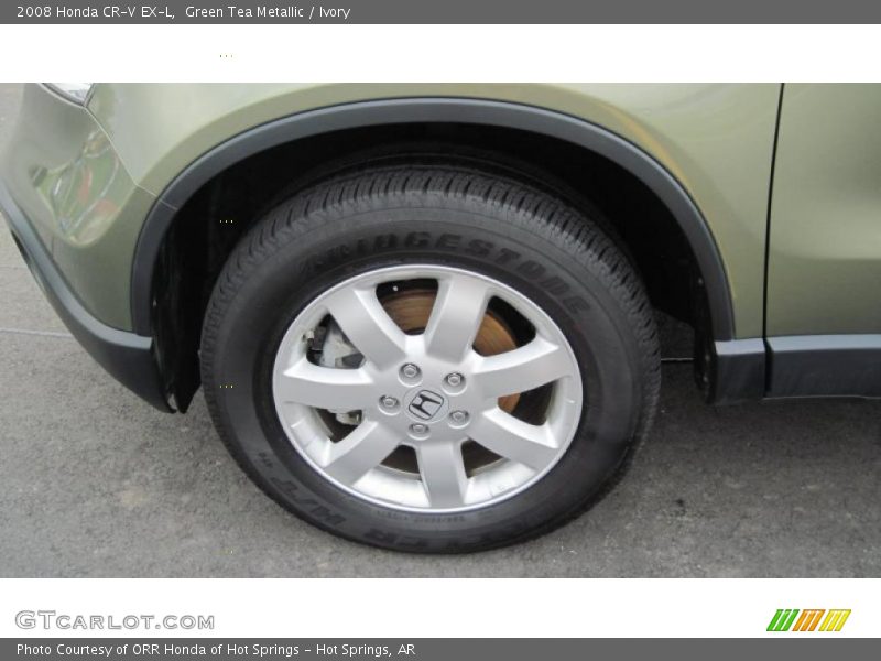 Green Tea Metallic / Ivory 2008 Honda CR-V EX-L