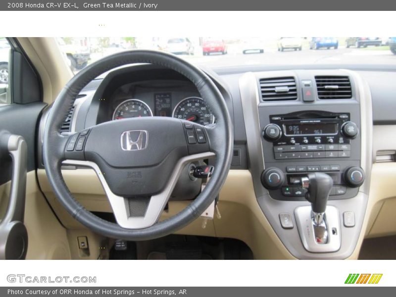 Green Tea Metallic / Ivory 2008 Honda CR-V EX-L