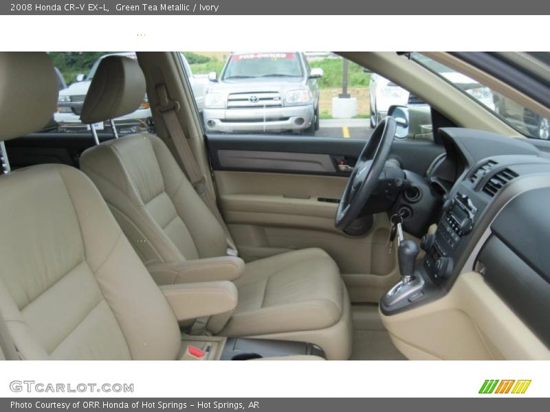 Green Tea Metallic / Ivory 2008 Honda CR-V EX-L