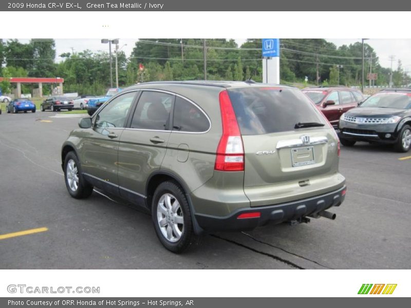 Green Tea Metallic / Ivory 2009 Honda CR-V EX-L