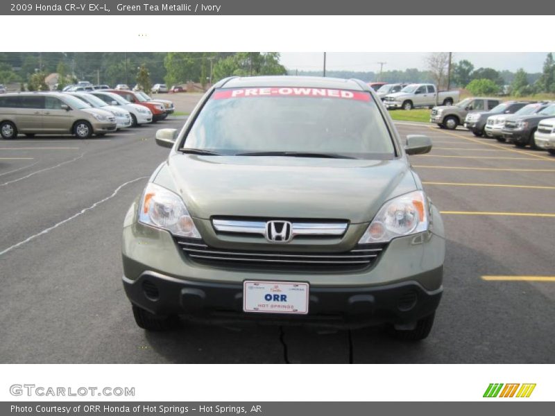 Green Tea Metallic / Ivory 2009 Honda CR-V EX-L