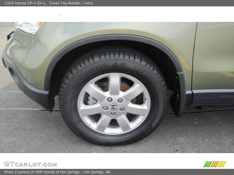 Green Tea Metallic / Ivory 2009 Honda CR-V EX-L
