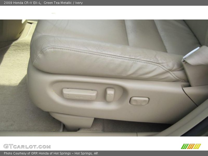 Green Tea Metallic / Ivory 2009 Honda CR-V EX-L