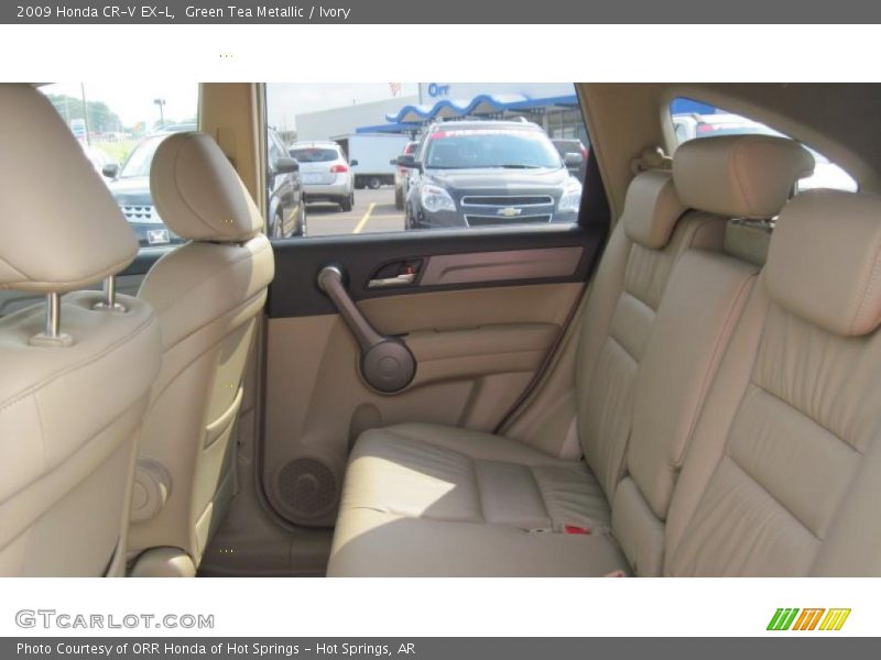 Green Tea Metallic / Ivory 2009 Honda CR-V EX-L