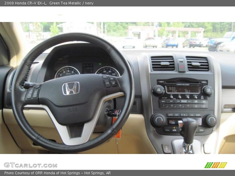 Green Tea Metallic / Ivory 2009 Honda CR-V EX-L
