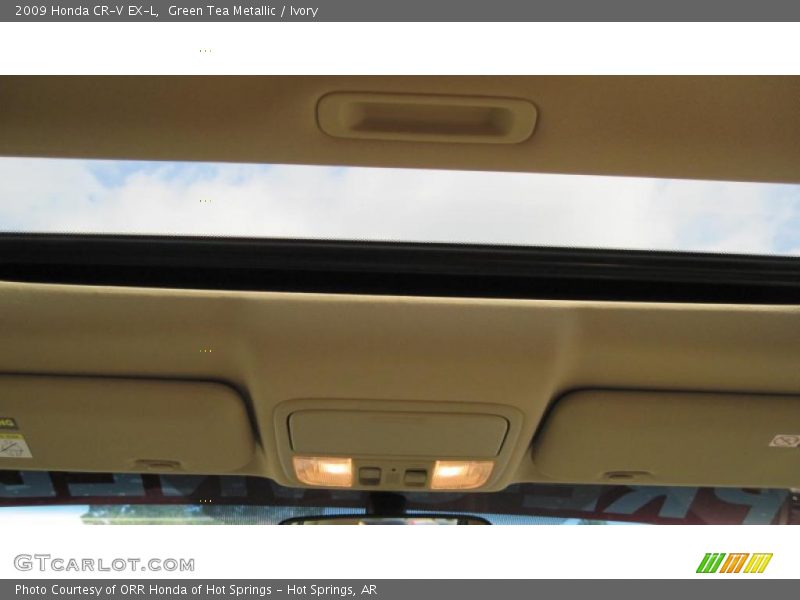 Green Tea Metallic / Ivory 2009 Honda CR-V EX-L