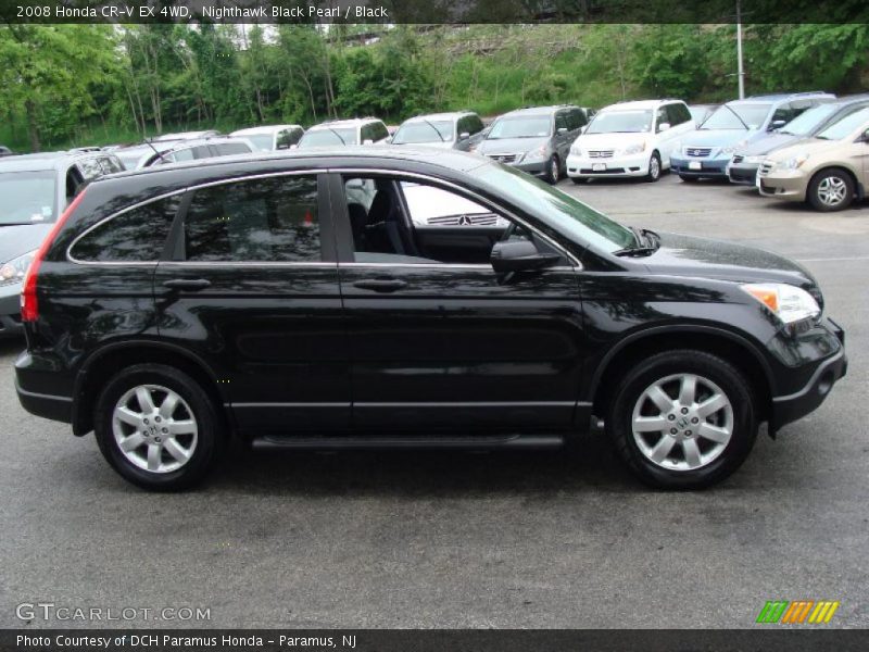 Nighthawk Black Pearl / Black 2008 Honda CR-V EX 4WD