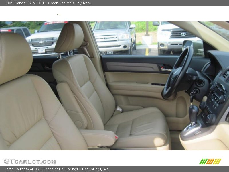 Green Tea Metallic / Ivory 2009 Honda CR-V EX-L