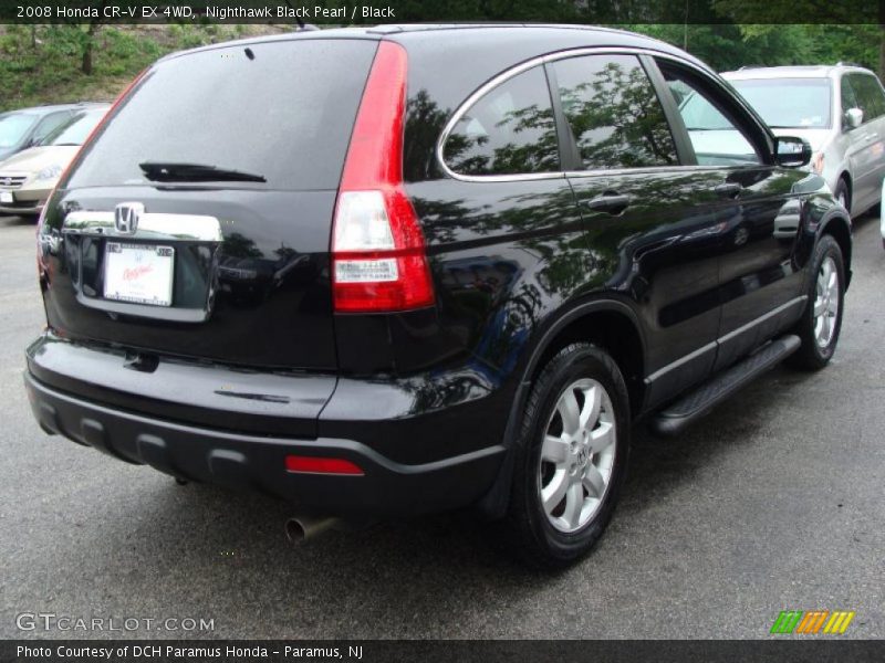 Nighthawk Black Pearl / Black 2008 Honda CR-V EX 4WD