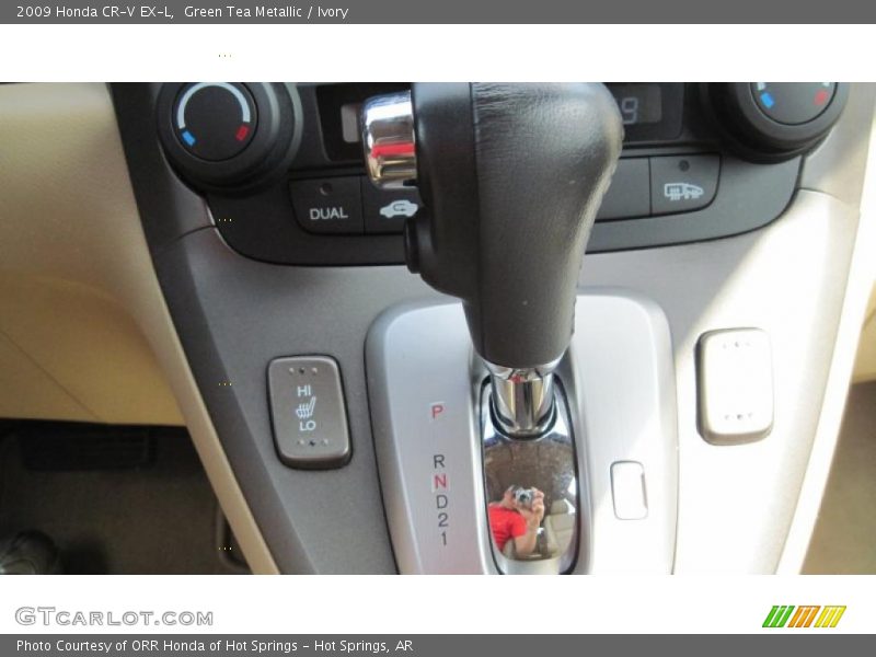 Green Tea Metallic / Ivory 2009 Honda CR-V EX-L