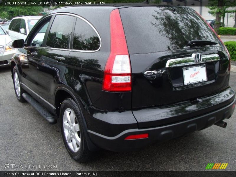 Nighthawk Black Pearl / Black 2008 Honda CR-V EX 4WD