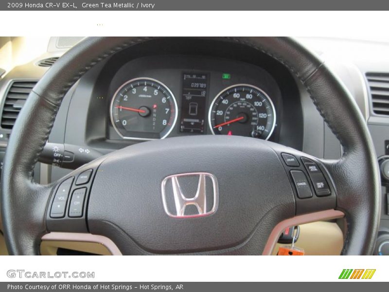 Green Tea Metallic / Ivory 2009 Honda CR-V EX-L