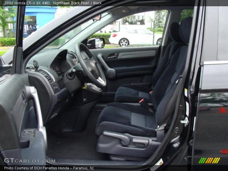 Nighthawk Black Pearl / Black 2008 Honda CR-V EX 4WD