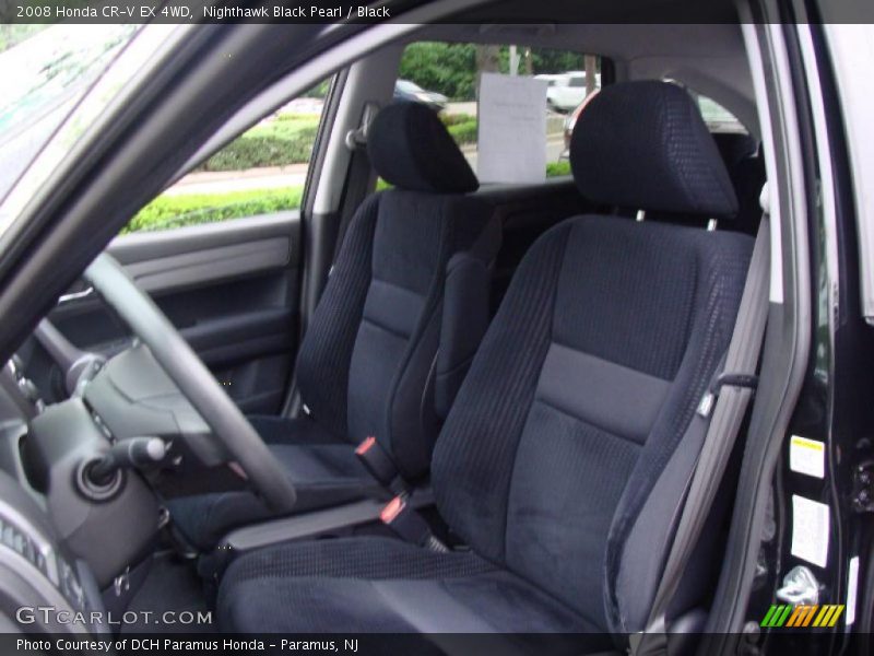 Nighthawk Black Pearl / Black 2008 Honda CR-V EX 4WD