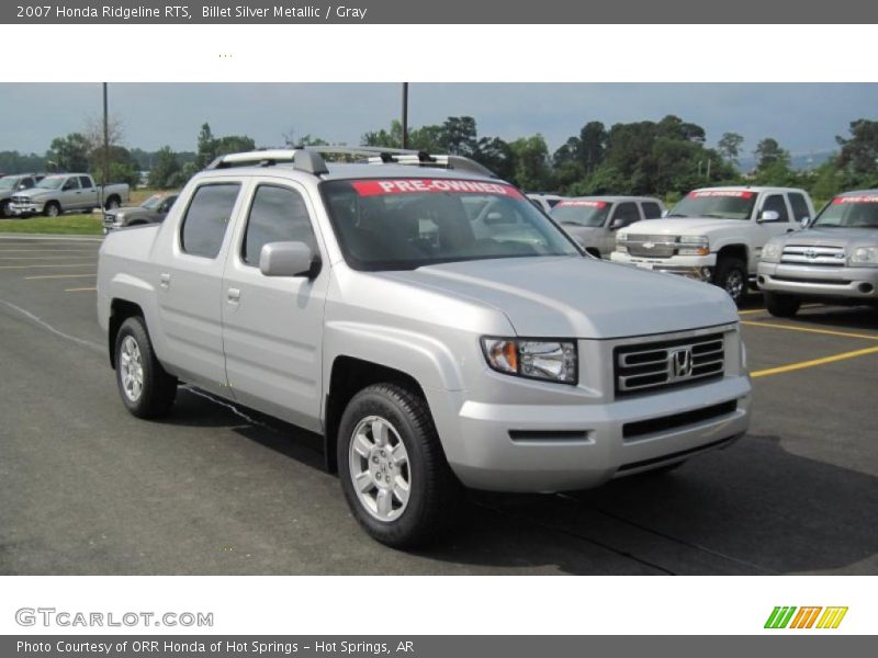 Billet Silver Metallic / Gray 2007 Honda Ridgeline RTS