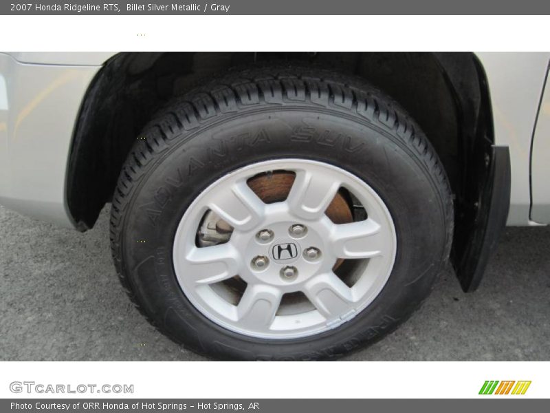 Billet Silver Metallic / Gray 2007 Honda Ridgeline RTS