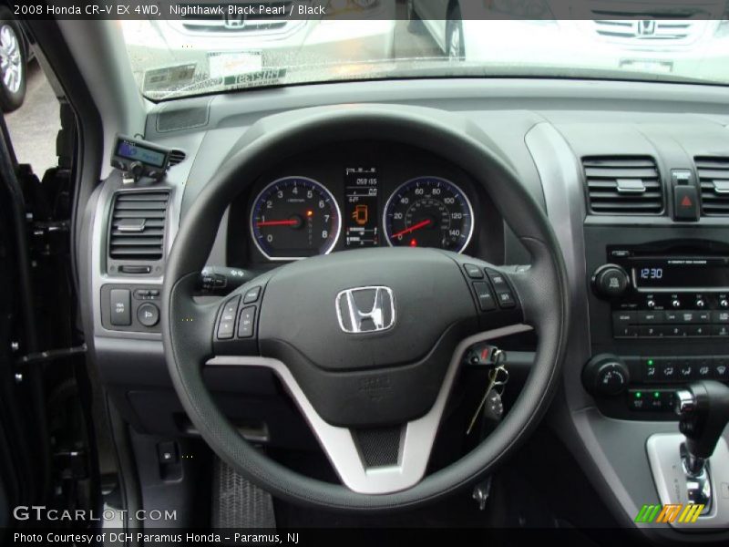 Nighthawk Black Pearl / Black 2008 Honda CR-V EX 4WD
