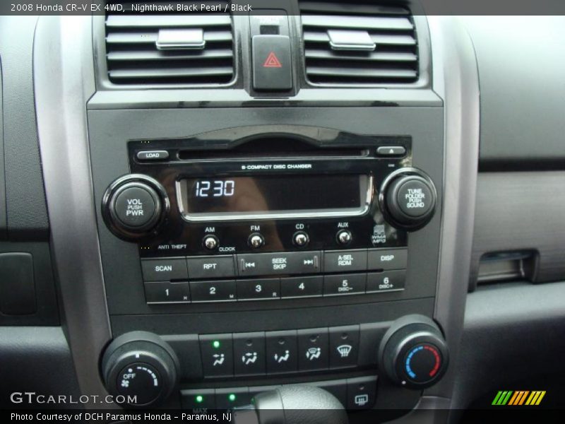 Nighthawk Black Pearl / Black 2008 Honda CR-V EX 4WD