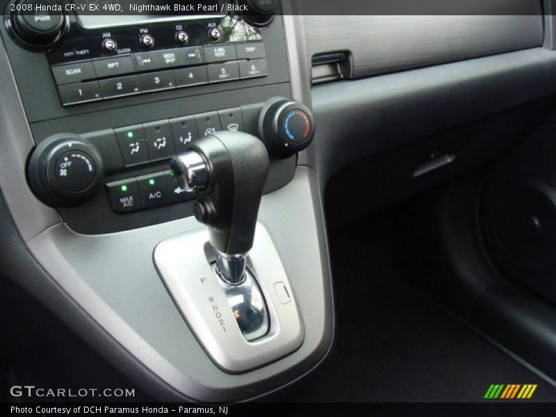 Nighthawk Black Pearl / Black 2008 Honda CR-V EX 4WD