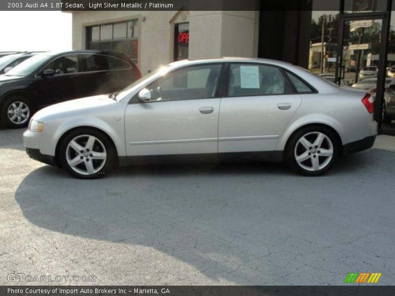 Light Silver Metallic / Platinum 2003 Audi A4 1.8T Sedan