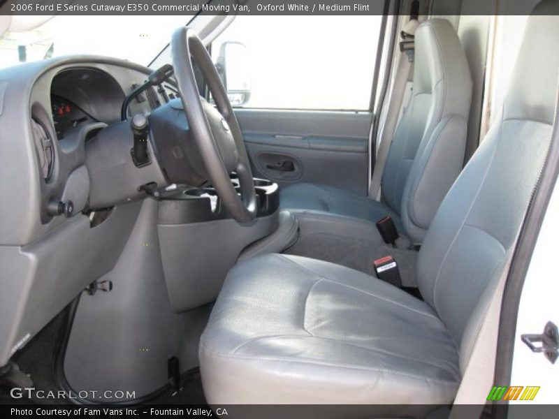  2006 E Series Cutaway E350 Commercial Moving Van Medium Flint Interior