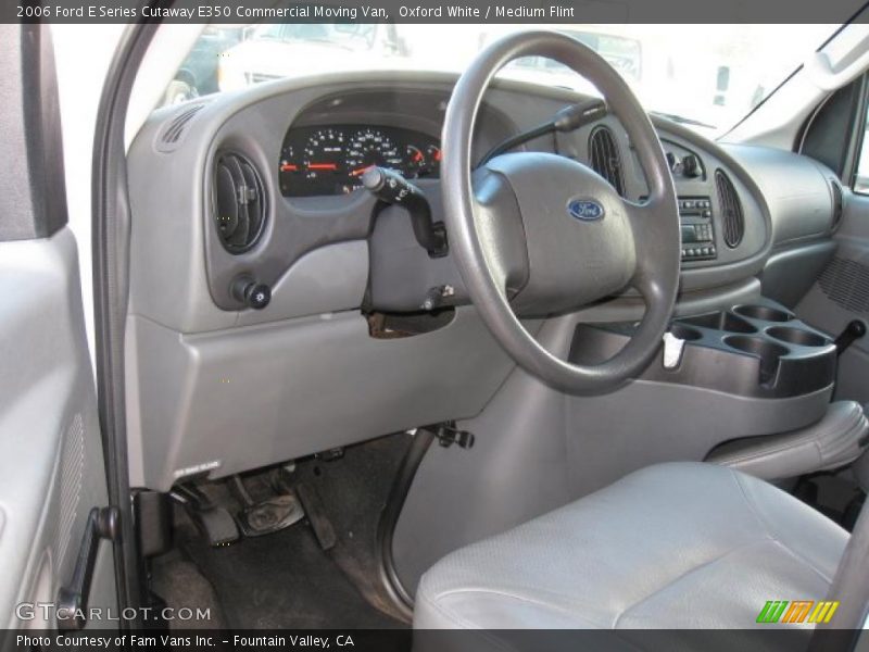  2006 E Series Cutaway E350 Commercial Moving Van Medium Flint Interior