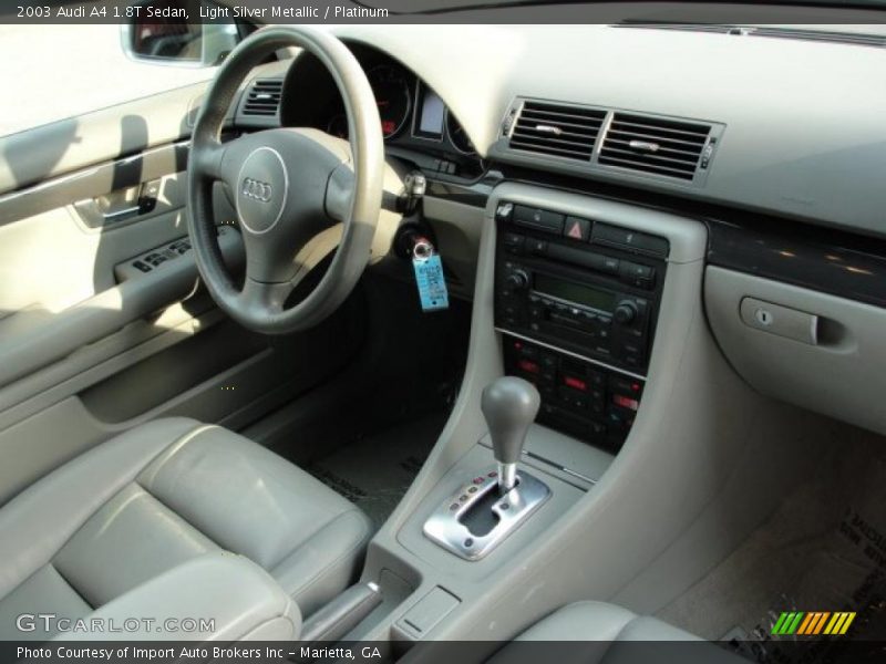Light Silver Metallic / Platinum 2003 Audi A4 1.8T Sedan