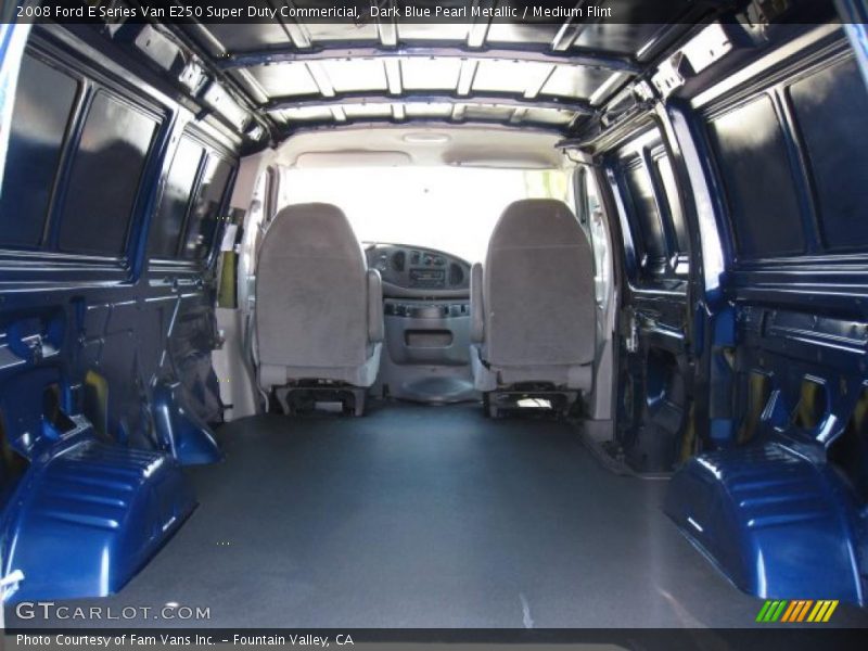 Dark Blue Pearl Metallic / Medium Flint 2008 Ford E Series Van E250 Super Duty Commericial