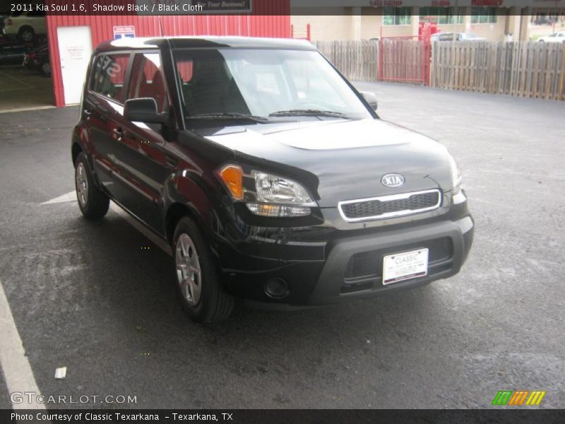 Shadow Black / Black Cloth 2011 Kia Soul 1.6