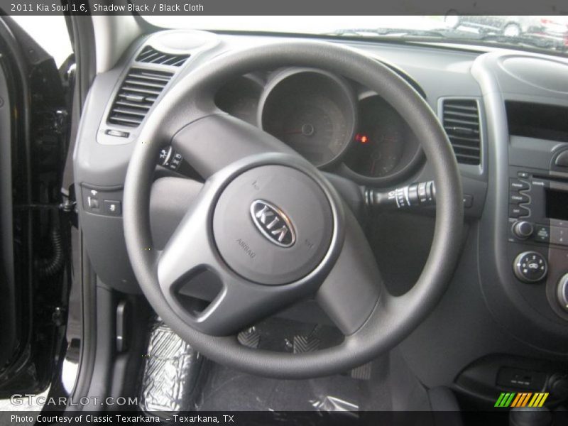 Shadow Black / Black Cloth 2011 Kia Soul 1.6