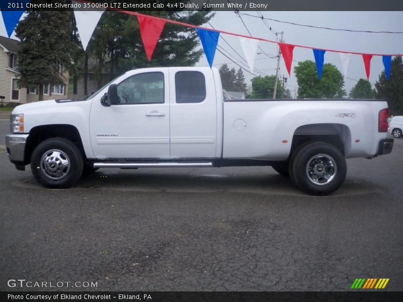  2011 Silverado 3500HD LTZ Extended Cab 4x4 Dually Summit White