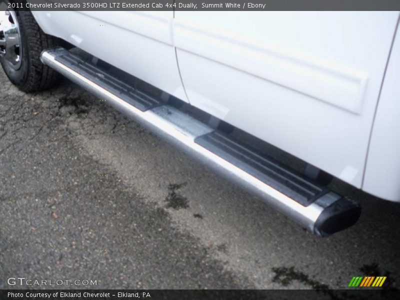 Summit White / Ebony 2011 Chevrolet Silverado 3500HD LTZ Extended Cab 4x4 Dually