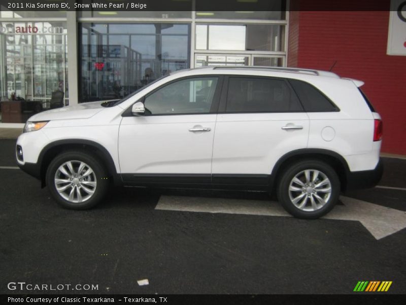  2011 Sorento EX Snow White Pearl