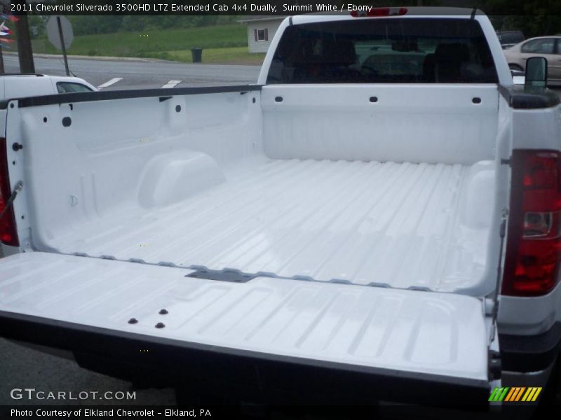 Summit White / Ebony 2011 Chevrolet Silverado 3500HD LTZ Extended Cab 4x4 Dually