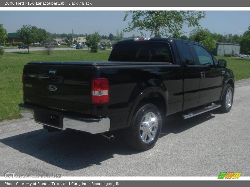 Black / Black 2006 Ford F150 Lariat SuperCab