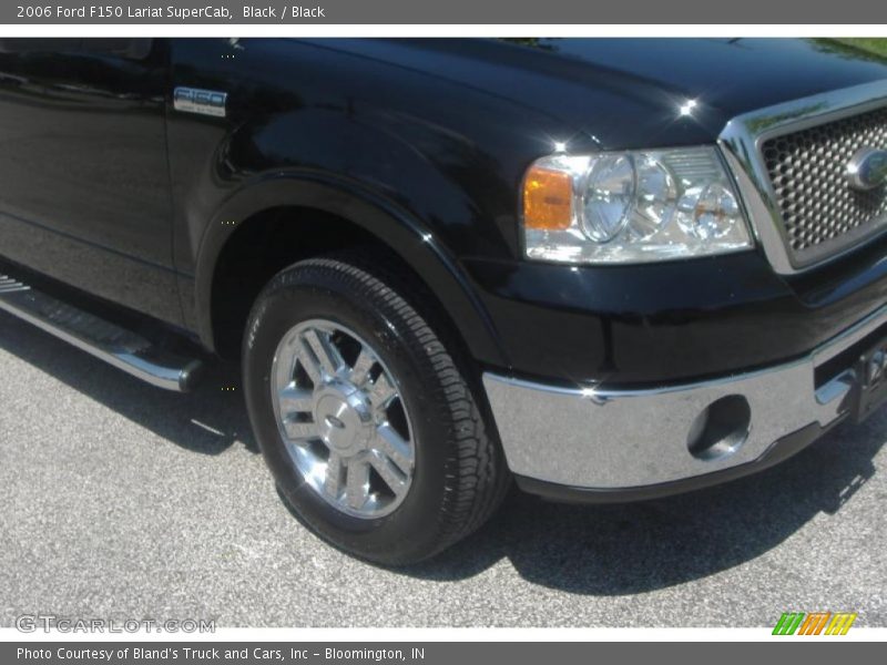 Black / Black 2006 Ford F150 Lariat SuperCab
