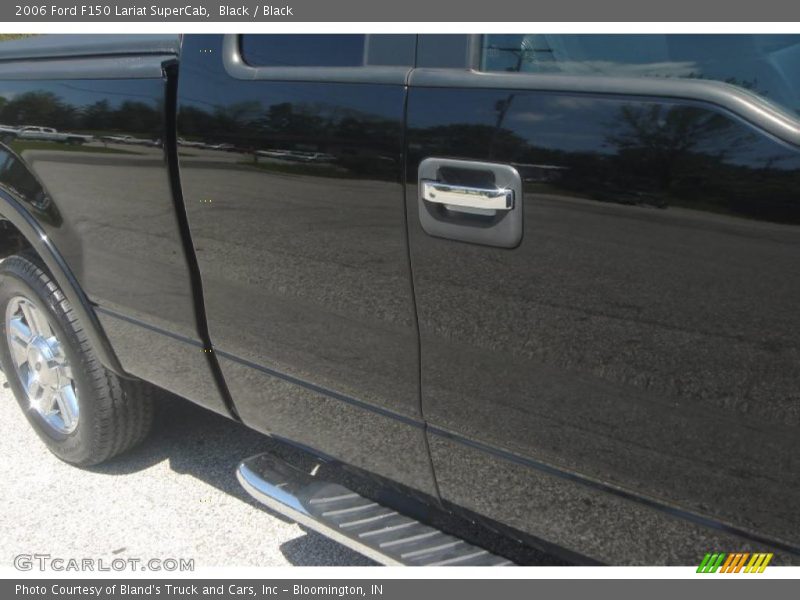 Black / Black 2006 Ford F150 Lariat SuperCab