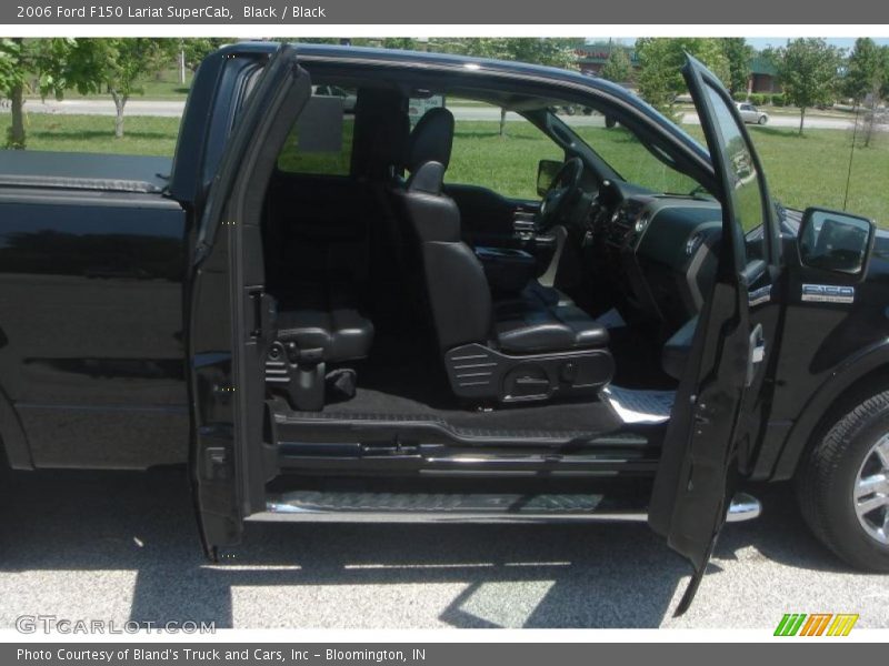 Black / Black 2006 Ford F150 Lariat SuperCab