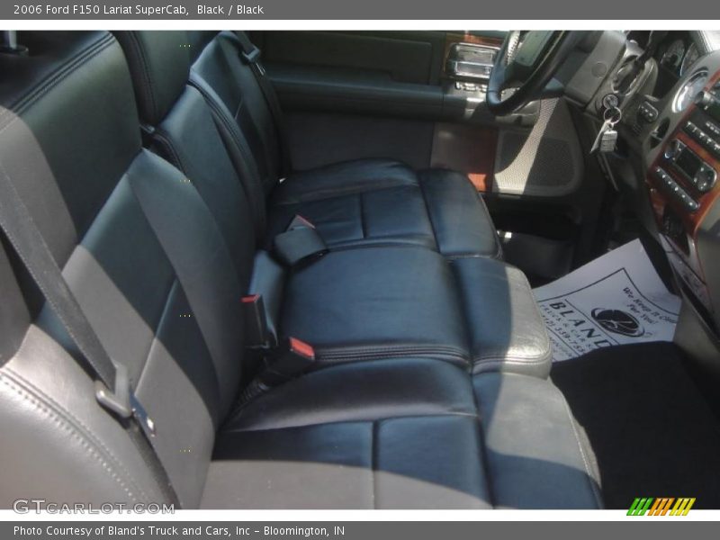 Black / Black 2006 Ford F150 Lariat SuperCab